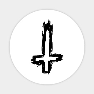 Dark and Gritty Inverted Cross Magnet